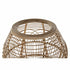 Lámpara de Pie DKD Home Decor Natural Negro Metal Ratán 220 V 50 W 50 x 50 x 128 cm
