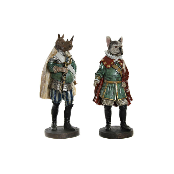 Figura Decorativa DKD Home Decor S3016954 Multicolor Animal 20 x 15 x 42 cm (2 Unidades)