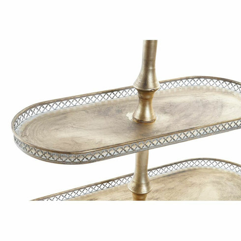 Centro de Mesa DKD Home Decor 43 x 17 x 53 cm Dorado Metal