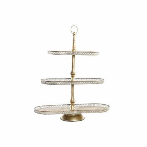 Centro de Mesa DKD Home Decor 43 x 17 x 53 cm Dorado Metal