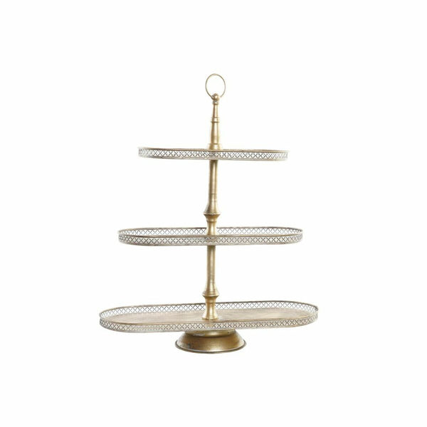 Centro de Mesa DKD Home Decor 43 x 17 x 53 cm Dorado Metal
