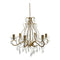 Lámpara de Techo DKD Home Decor Transparente Dorado Metal 25 W Shabby Chic 220 V 51 x 44 x 43 cm