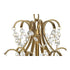 Lámpara de Techo DKD Home Decor Transparente Dorado Metal 25 W Shabby Chic 220 V 51 x 44 x 43 cm