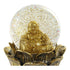 Figura Decorativa DKD Home Decor Blanco Dorado Resina Cristal Rectangular Redondo Buda Moderno Oriental 15 x 15 x 16 cm