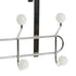 Perchero para Puertas DKD Home Decor 8424001835249 Blanco Plateado Metal Cerámica 44 x 12 x 20 cm
