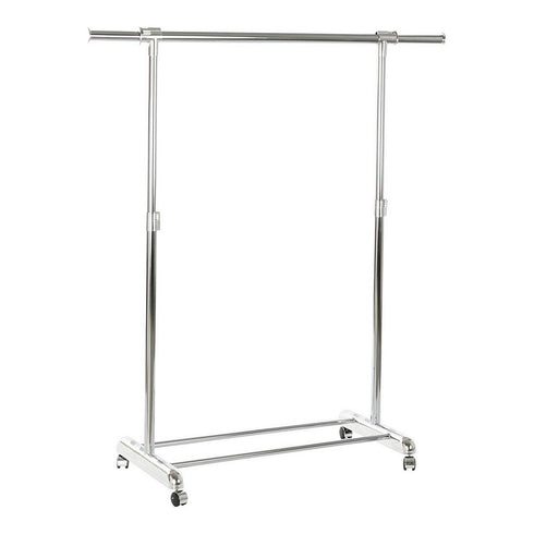 Perchero con Ruedas DKD Home Decor 8424001835270 Multicolor Plateado Metal Polipropileno 86 x 44 x 137 cm
