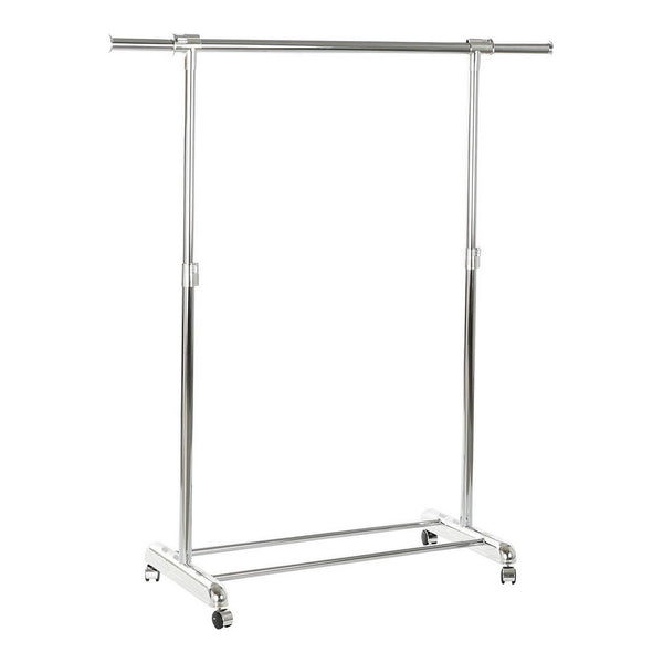Perchero con Ruedas DKD Home Decor 8424001835270 Multicolor Plateado Metal Polipropileno 86 x 44 x 137 cm