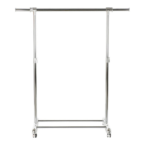 Perchero con Ruedas DKD Home Decor 8424001835270 Multicolor Plateado Metal Polipropileno 86 x 44 x 137 cm