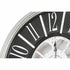 Reloj de Pared DKD Home Decor Negro Marrón Blanco Hierro Madera MDF 60 x 5 x 60 cm (2 Unidades)