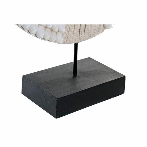 Figura Decorativa DKD Home Decor Hierro Círculos Conchas (40 x 11 x 53 cm)