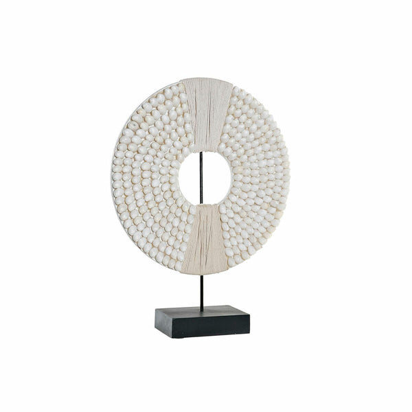 Figura Decorativa DKD Home Decor Hierro Círculos Conchas (40 x 11 x 53 cm)
