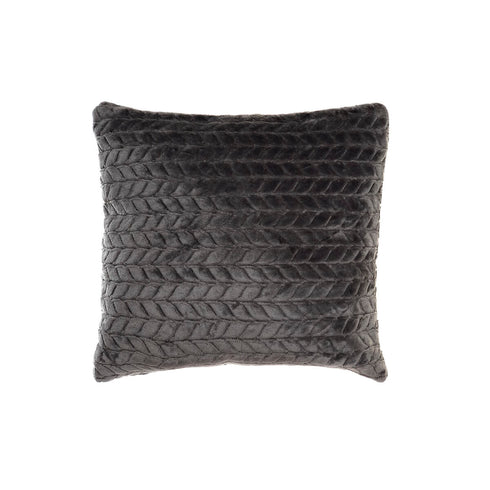 Cojín DKD Home Decor Gris oscuro Cuadrada 45 x 10 x 45 cm