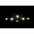 Lámpara de Techo DKD Home Decor 96 x 50 x 32 cm Cristal Dorado Metal Transparente 50 W