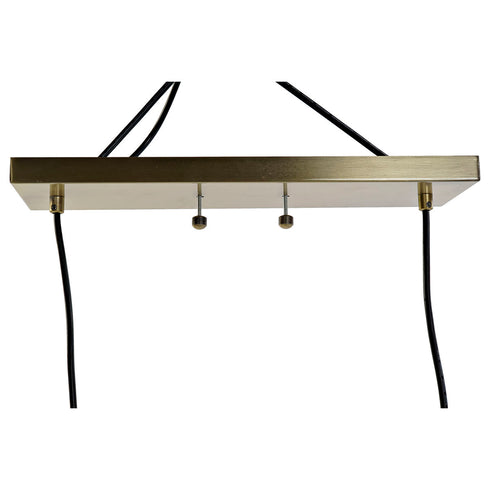 Lámpara de Techo DKD Home Decor 96 x 50 x 32 cm Cristal Dorado Metal Transparente 50 W