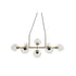Lámpara de Techo DKD Home Decor 96 x 50 x 32 cm Cristal Dorado Metal Transparente 50 W