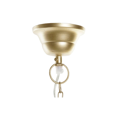 Lámpara de Techo DKD Home Decor Cristal Dorado 220 V Latón 50 W 16 x 16 x 27 cm
