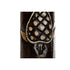 Decoración de Pared DKD Home Decor Marrón Beige Marrón oscuro Colonial Máscara Tribal 11 x 4 x 50 cm (4 Piezas)