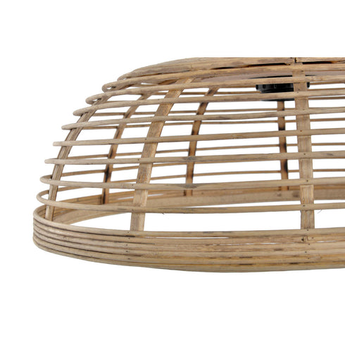 Lámpara de Techo DKD Home Decor Marrón Ratán (43 x 43 x 26 cm)