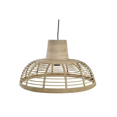 Lámpara de Techo DKD Home Decor Marrón Ratán (43 x 43 x 26 cm)