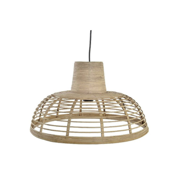 Lámpara de Techo DKD Home Decor Marrón Ratán (43 x 43 x 26 cm)