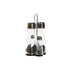 Set para Aliñar DKD Home Decor Plateado Acero Inoxidable Cristal
