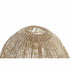 Pantalla de Lámpara DKD Home Decor Natural Marrón Aluminio Tropical 40 x 40 x 55 cm