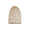 Pantalla de Lámpara DKD Home Decor Natural Marrón Aluminio Tropical 40 x 40 x 55 cm