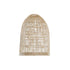 Pantalla de Lámpara DKD Home Decor Natural Marrón Aluminio Tropical 40 x 40 x 55 cm