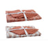 Mantel y servilletas DKD Home Decor 150 x 250 x 0,5 cm Terracota Blanco (2 Unidades)
