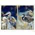 Cuadro DKD Home Decor 63 x 3,5 x 93 cm Oriental Lacado Garza (2 Unidades)