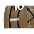 Reloj de Pared DKD Home Decor 68 x 3 x 68 cm Natural Negro Hierro Madera MDF (2 Unidades)