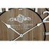 Reloj de Pared DKD Home Decor 68 x 3 x 68 cm Natural Negro Hierro Madera MDF (2 Unidades)