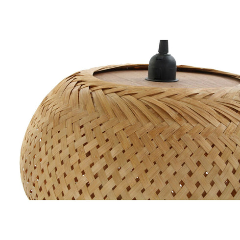 Lámpara de Techo DKD Home Decor 2 Piezas Marrón Bambú 50 W (38 x 38 x 17 cm)