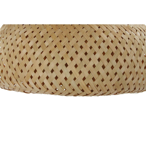Lámpara de Techo DKD Home Decor 2 Piezas Marrón Bambú 50 W (38 x 38 x 17 cm)