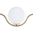 Lámpara de Techo DKD Home Decor Dorado Blanco 220W (100 x 20 x 25 cm)