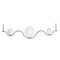 Lámpara de Techo DKD Home Decor Dorado Blanco 220W (100 x 20 x 25 cm)