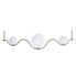 Lámpara de Techo DKD Home Decor Dorado Blanco 220W (100 x 20 x 25 cm)