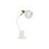 Lámpara de mesa DKD Home Decor Dorado Blanco 220 V 50 W (27 x 15 x 50 cm)
