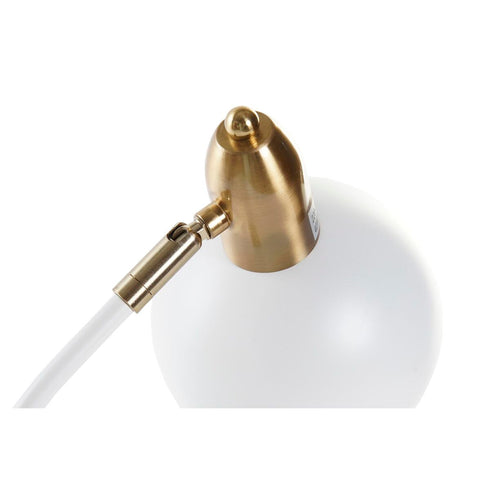Lámpara de mesa DKD Home Decor Dorado Blanco 220 V 50 W (27 x 15 x 50 cm)