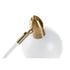 Lámpara de mesa DKD Home Decor Dorado Blanco 220 V 50 W (27 x 15 x 50 cm)