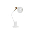 Lámpara de mesa DKD Home Decor Dorado Blanco 220 V 50 W (27 x 15 x 50 cm)