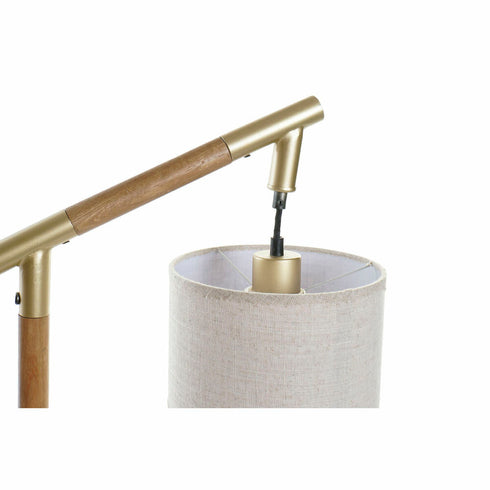 Lámpara de mesa DKD Home Decor 36 x 20 x 52 cm Marrón 220 V 50 W Fresno (2 Unidades)