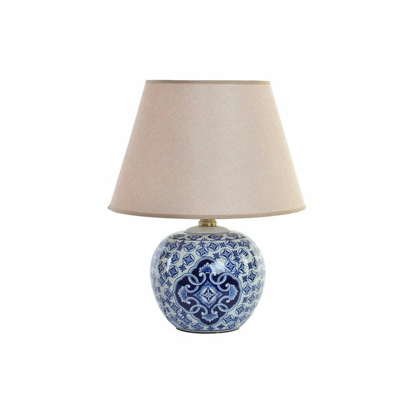 Lámpara de mesa DKD Home Decor Azul Porcelana (34 x 34 x 43 cm)