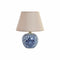 Lámpara de mesa DKD Home Decor Azul Porcelana (34 x 34 x 43 cm)