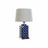 Lámpara de mesa DKD Home Decor 35 x 35 x 57 cm Porcelana Azul Blanco 220 V 60 W