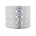 Jarrón DKD Home Decor Porcelana Plateado Blanco Oriental Geométrico 13 x 13 x 36 cm