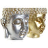 Figura Decorativa DKD Home Decor Plateado Dorado Buda 18 x 18 x 34 cm Oriental (2 Unidades)