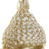 Figura Decorativa DKD Home Decor Plateado Dorado Buda 18 x 18 x 34 cm Oriental (2 Unidades)