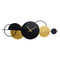 Reloj de Pared DKD Home Decor Negro Dorado Metal Moderno 123 x 5 x 48 cm