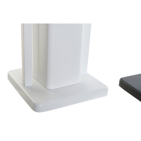 Portarrollos de Papel Higiénico DKD Home Decor Blanco Negro Dorado Acero Inoxidable 20 x 20 x 80 cm (2 Unidades)